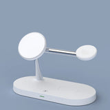 3-in-1 Charger Stand – Fast Wireless Charging for iPhone, Watch & AirPods